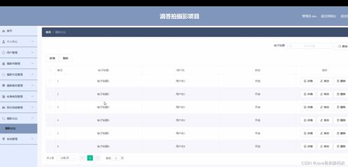 基于SpringBoot與Vue的滴答拍攝影項(xiàng)目設(shè)計(jì)與實(shí)現(xiàn)